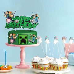 HonFHena 6.6 by 3.7 inch topper fits many cake sizes.