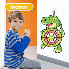 HONGID dinosaur dart board makes a fun birthday party favor.