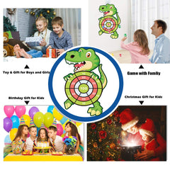 HONGID wall-mount hook enables quick setup anywhere for family games.