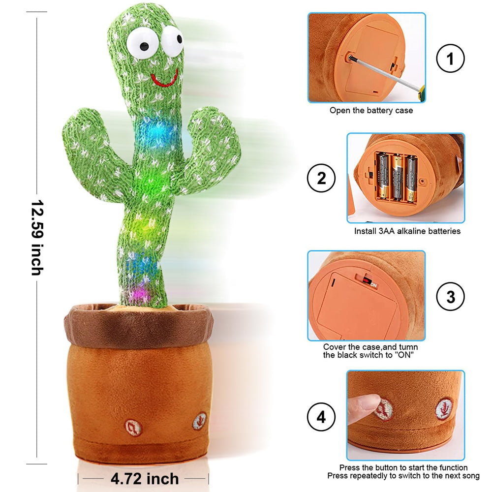 Hongsome cactus toy records and repeats your words in a playful voice