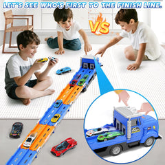 HONGTUO six die-cast cars provide colorful, durable racing options.