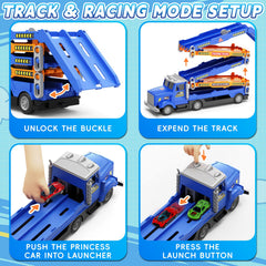 HONGTUO lights and sounds add realism to kid-powered races.