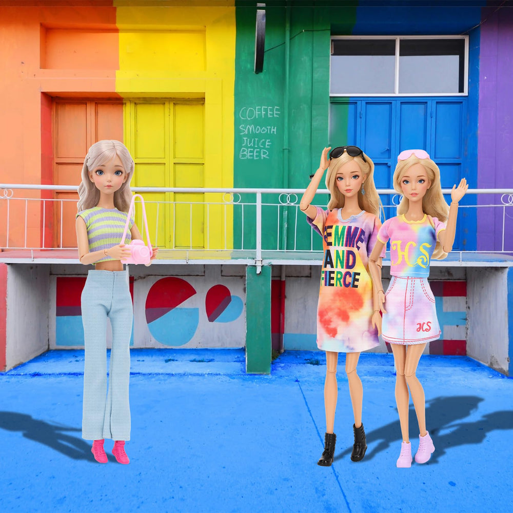 Honlaella compact backpack accessory for dolls, perfect for pretend travel