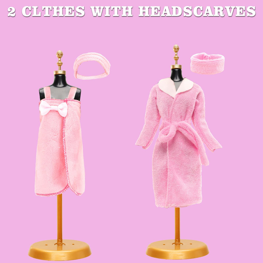 HONLAELLA doll towels for pretend spa moments.