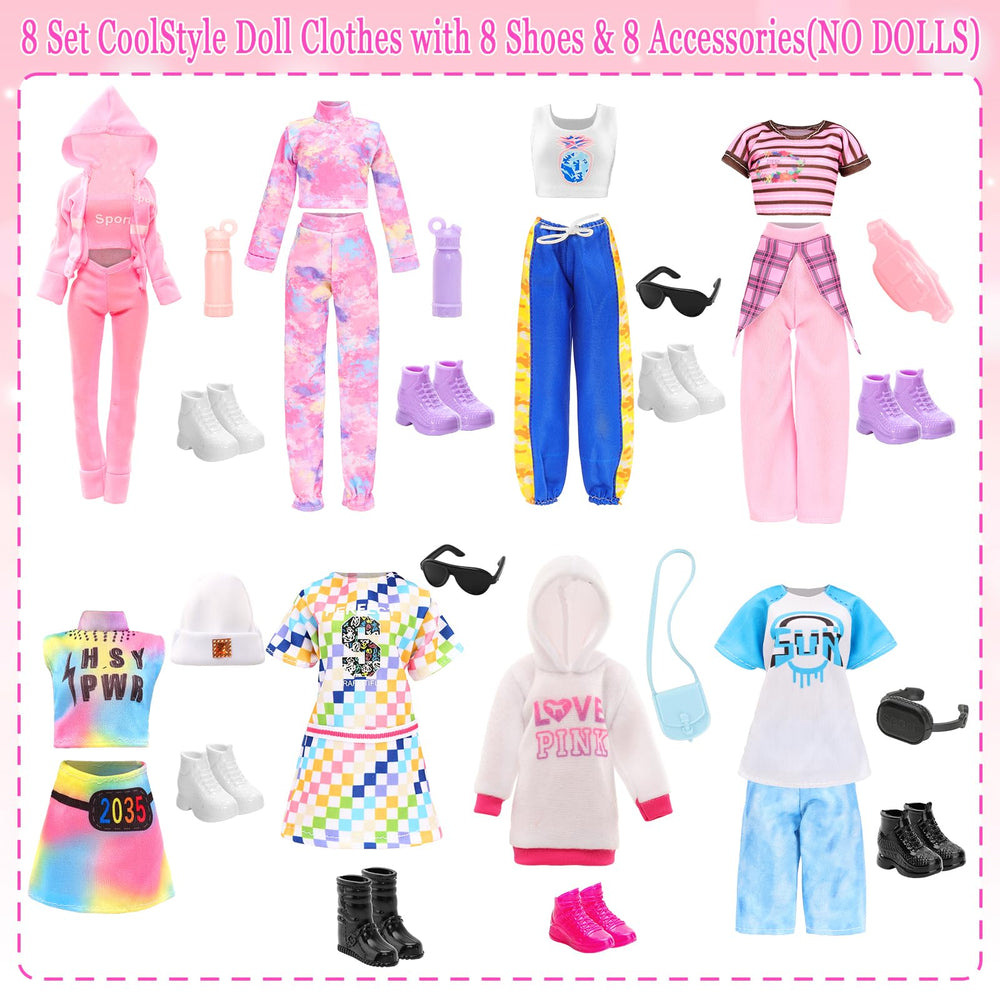 HONLAELLA oversize sport wear provides comfy, cool looks for dolls.