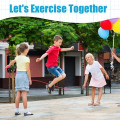 Honoson adjustable length skipping rope suitable for various heights