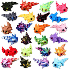 Honoson axolotl figurines palm-size for handheld display and calming focus.