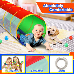 Hoohtoot compact tunnel with carry bag for easy storage and transport.