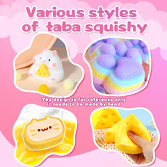 HOOLYUK Taba Squishy Kit flocking powder adds texture and unique details to finished squishies.