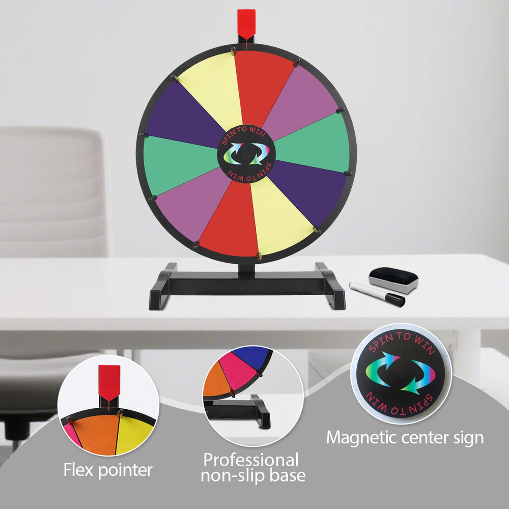 Hooomyai prize wheel dry erase surface for quick customization