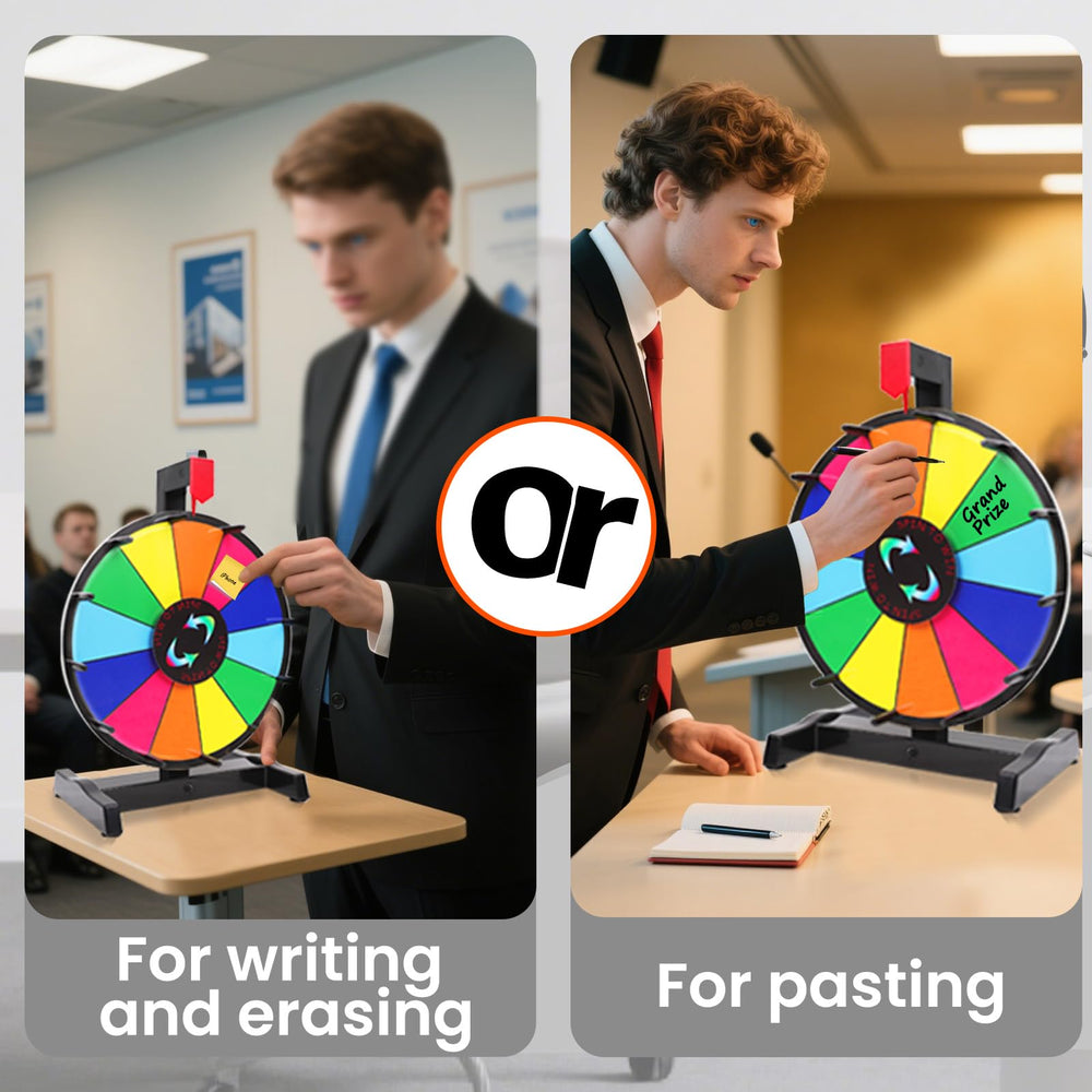 Hooomyai trade show promotion wheel enhances attendee participation.