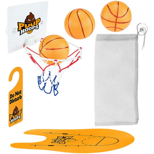 Hoopla Toys Poop Hoops toilet hoop setup for quick bathroom play without mess.