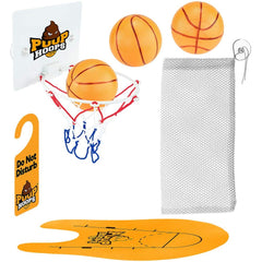 Hoopla Toys Poop Hoops toilet hoop setup for quick bathroom play without mess.