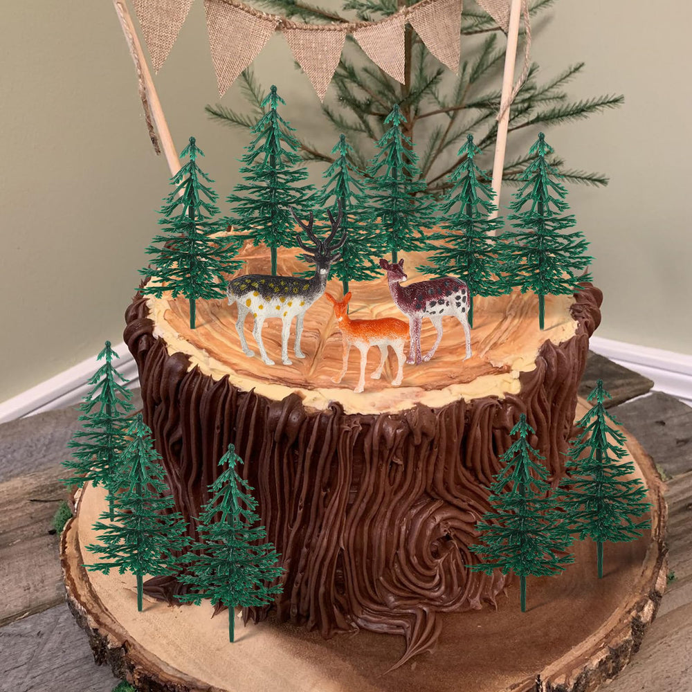 Hooqict set includes twelve tree toppers and three deer toppers.