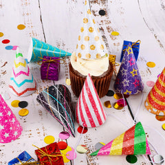 Hooqict cone hats serve as effective photo props for events