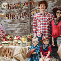 Hooqict Cowboy banner archway for festive doorway decor