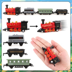 Hooqict dessert-train decor display suitable for cupcakes and fruits.