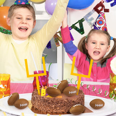 Hooqict toppers require no assembly for quick, clean cake styling