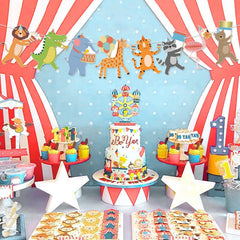 Hooqict Party Animal Banner wall-ceiling-window display creates festive backdrops.