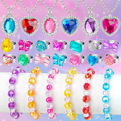 Hooqict kid-friendly jewelry set suitable for toddlers and older children alike.