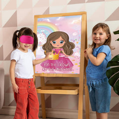 Hooqict wall poster on display during a princess party