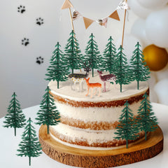 Hooqict woodland animal toppers suit fruits and snacks with style.