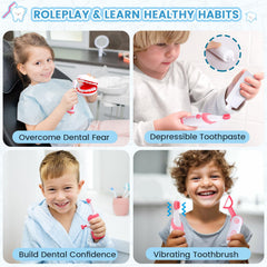 HOPANDOS tooth decay stickers to visualize dental concepts in play.