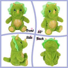 Hopearl 8-inch dinosaur toy designed for portable play