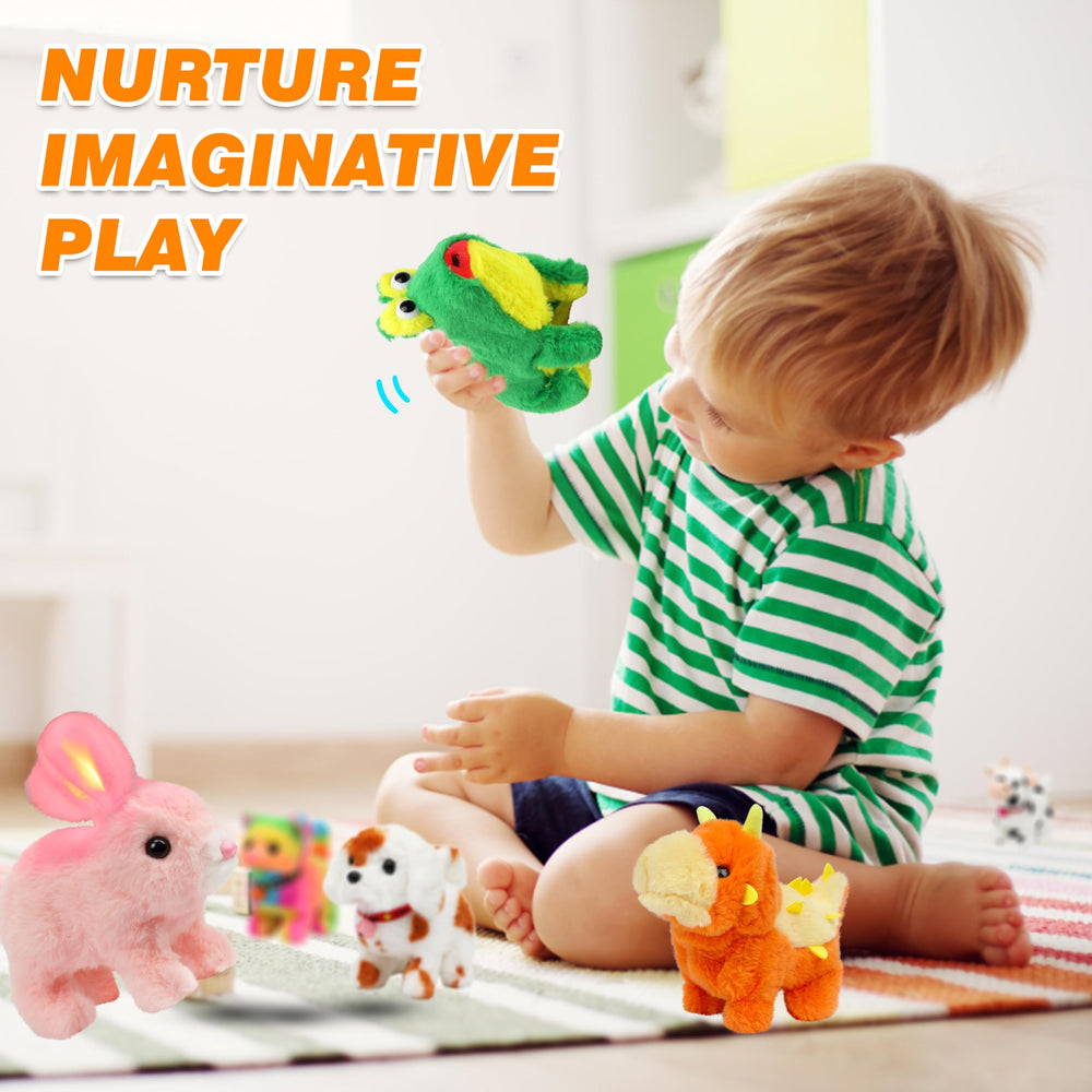 Hopearl battery operated toy requires two AA batteries for action.
