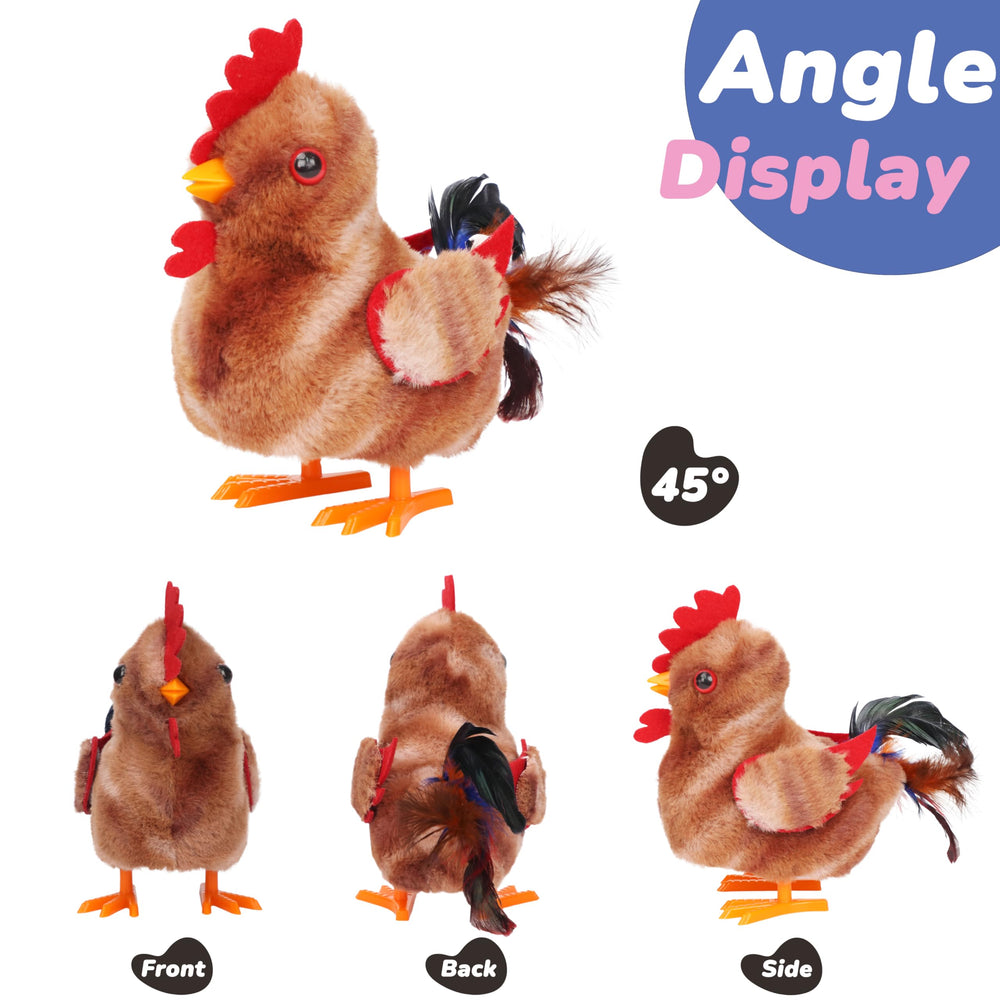 Hopearl chick interactive toy with crow sound boosts imaginative play.