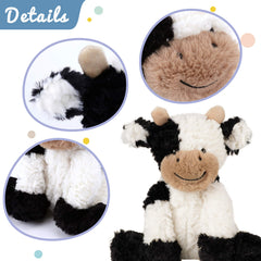Hopearl cow plush is easy to clean and care for.