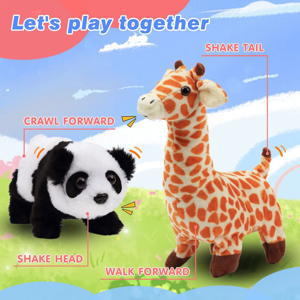 Hopearl Crawling Panda emits gentle sounds to accompany storytelling.