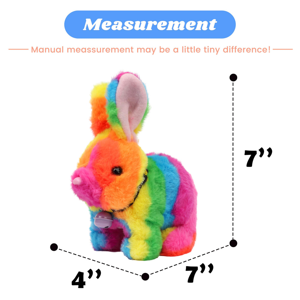Hopearl interactive rabbit ears wiggle promotes engagement and giggles during playtime