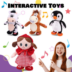 Hopearl Talking Penguin educational play promotes imagination and communication.