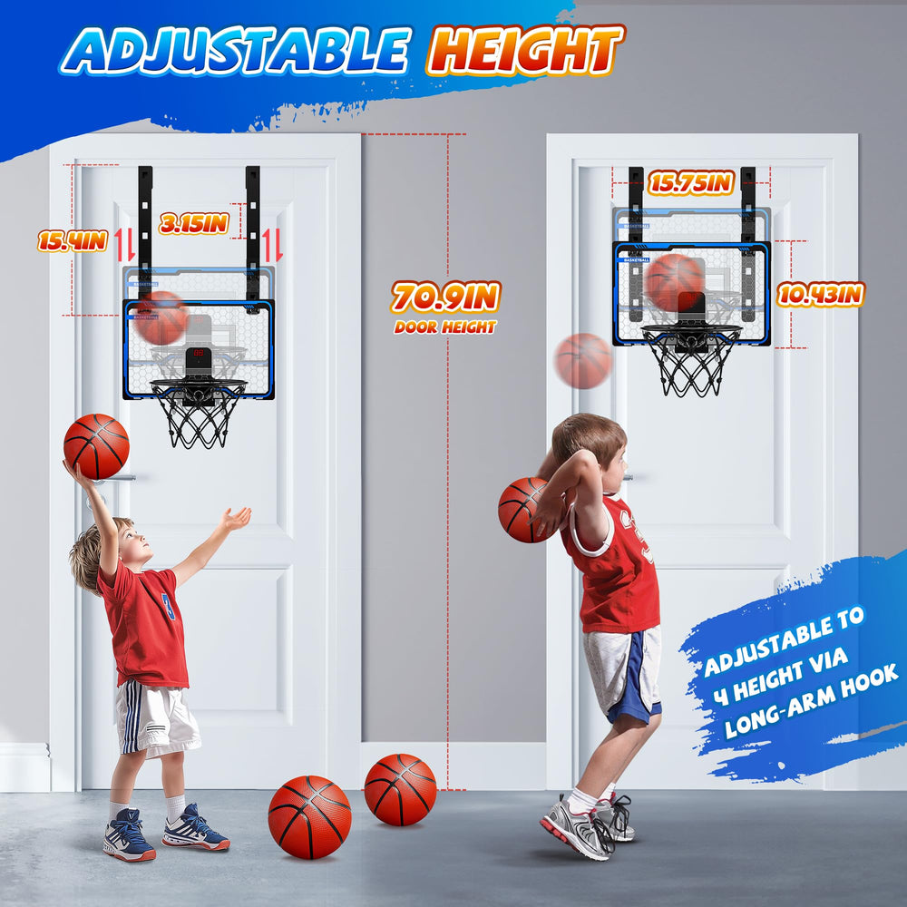 HopeRock adjustable-height hoop ready for growing players