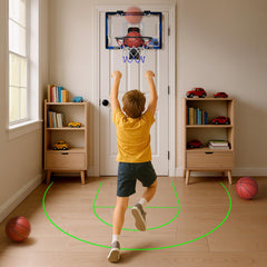 HopeRock compact kids hoop fits bedrooms, playrooms, or living spaces.