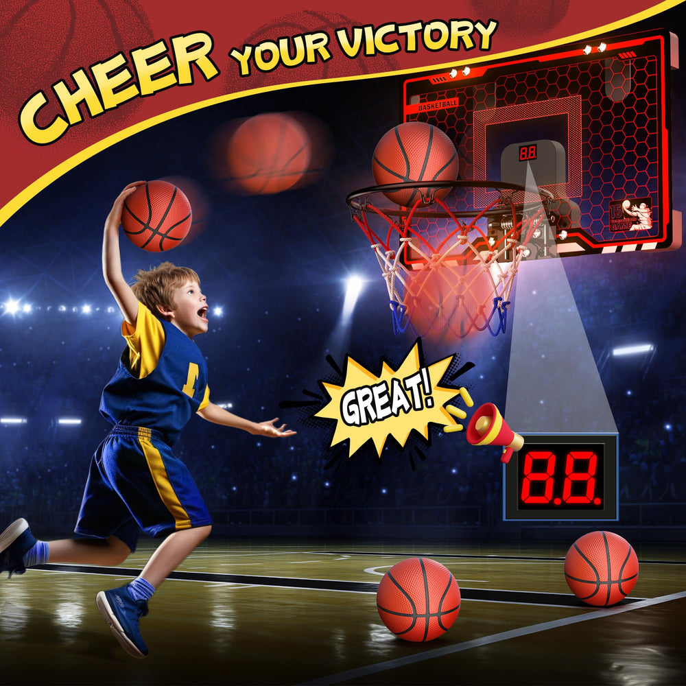 HopeRock backboard with foam padding reduces impact and wall noise