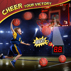 HopeRock backboard with foam padding reduces impact and wall noise