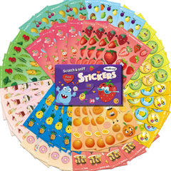 HORIECHALY orange scented stickers for classroom rewards and sensory play
