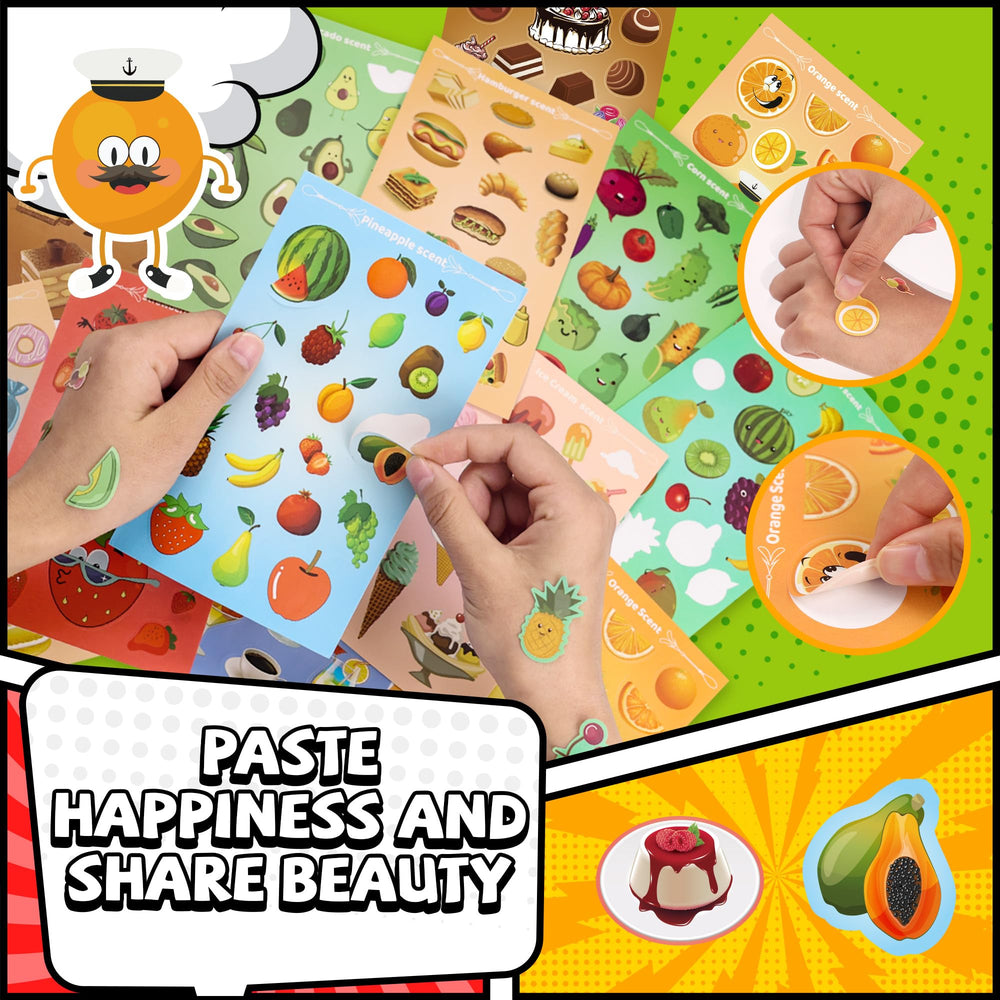 HORIECHALY scented sticker multi-pack with twelve scents for teachers