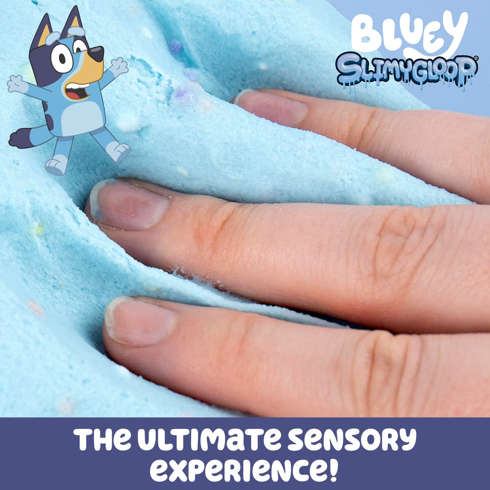 Perfect Bluey party supplies and toddler activity companion with safe slime