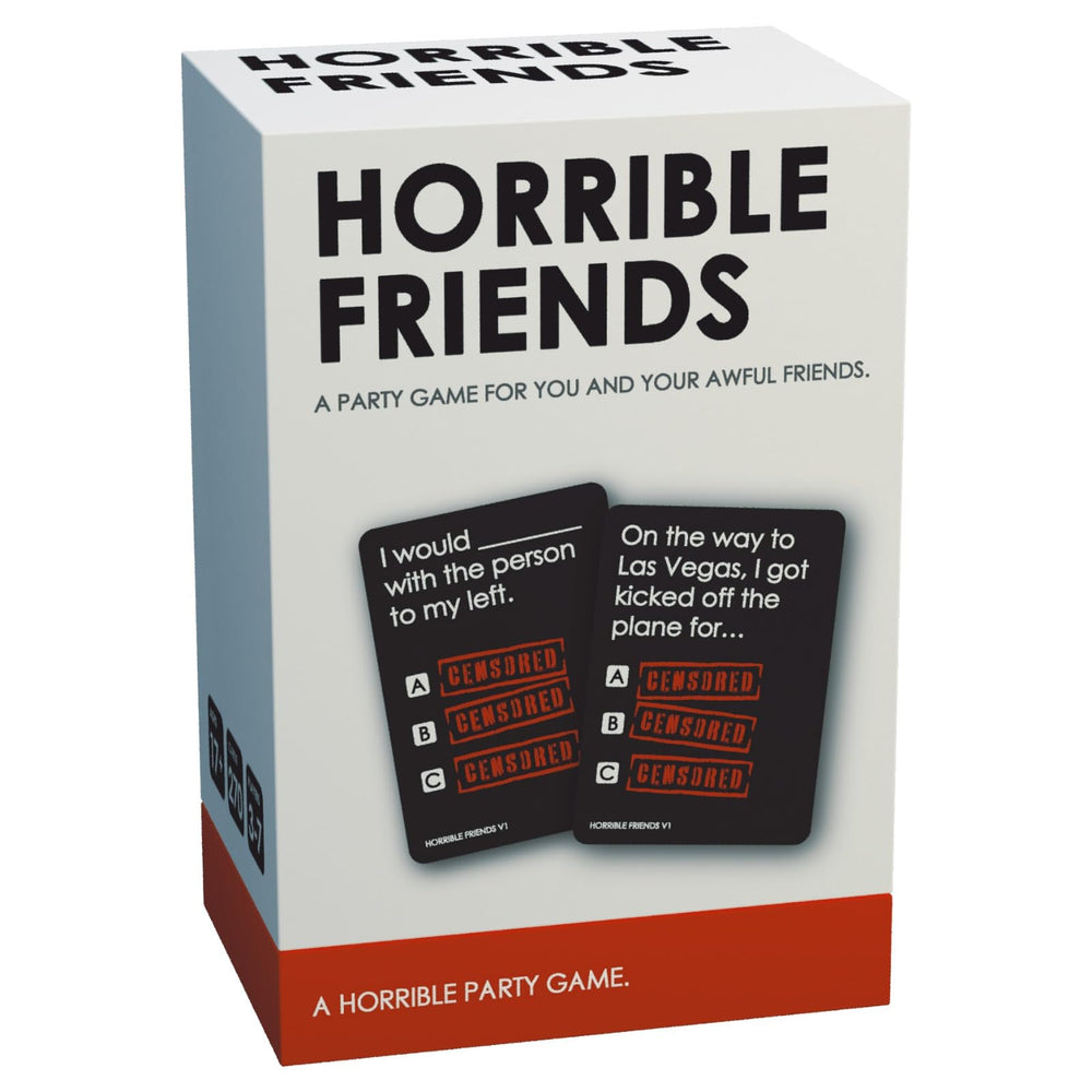 HORRIBLE FRIENDS game cover invites a playful party night with bold art.