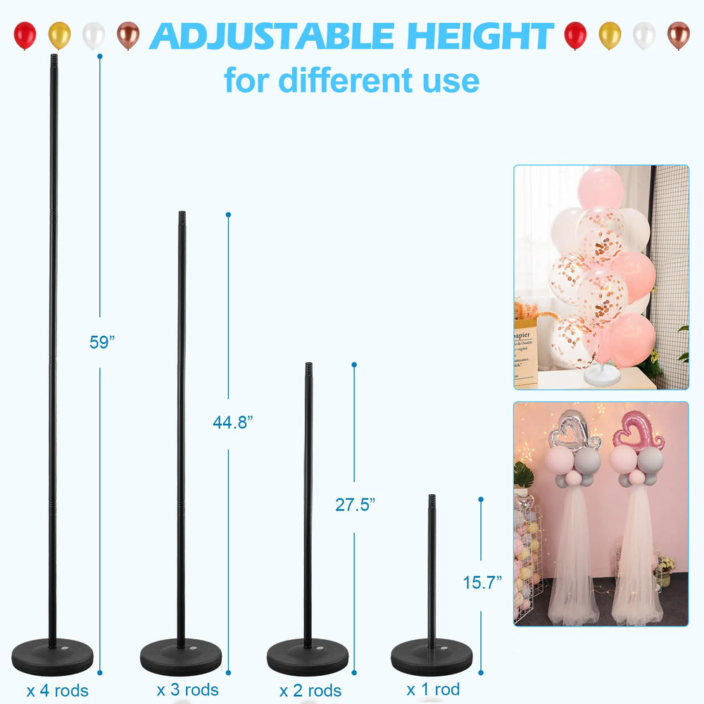 HORSE SECRET balloon clip black secures balloons for tidy clusters.