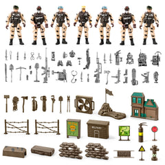 HOSPONY 78-in-1 army airplane image for high-flying missions and creativity