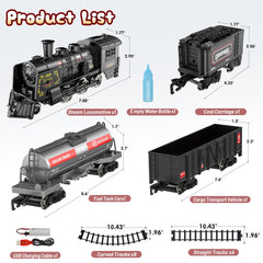 Hot Bee Train Set DIY track assembly encourages creativity and problem solving.