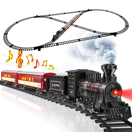 Hot Bee train set with luxury tracks and premium alloy wheels for durable play.