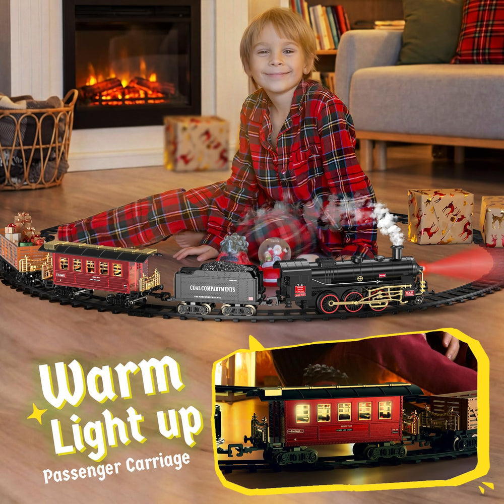 Hot Bee passenger carriage lights up for cozy nighttime storytelling