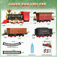 Hot Bee train set with detachable water bottle for safe smoke effect.