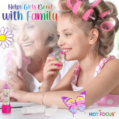 Hot Focus Toddler Makeup Kit washable materials for quick cleanup after play