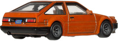 Hot Wheels AE86 deco and casting details highlight premium quality.